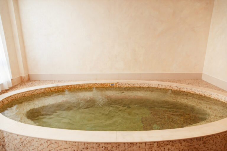 Jacuzzi baths in hotel spa center