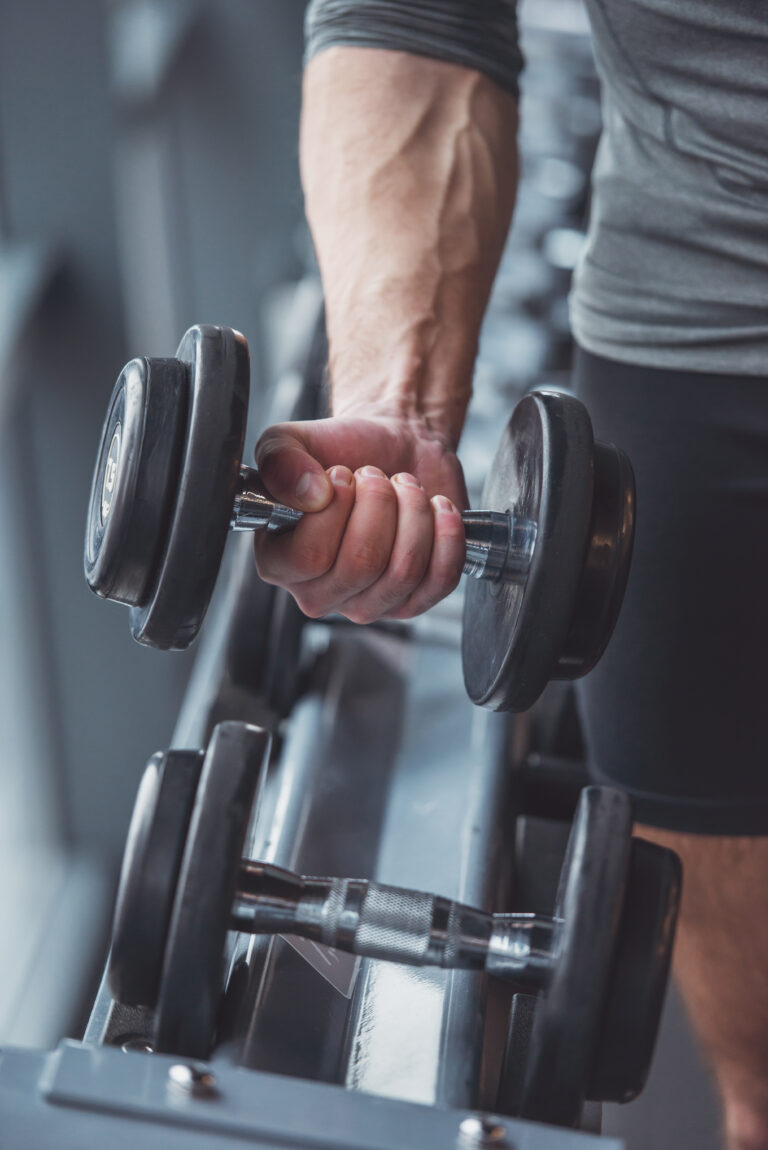 Man in gym